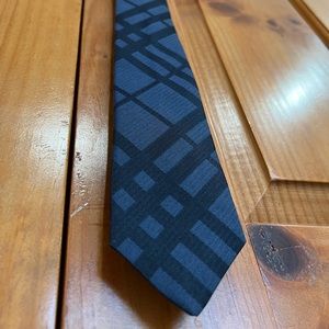 Burberry Tie. Dark Blue.